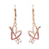 Aretes Mujer Plata 925 Aimee Corazon Flechado Bano Oro - Tanya Moss