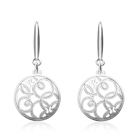 Aretes Mujer Plata 925 Joy Garabatos