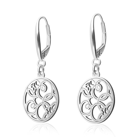 Aretes Mujer Plata 925 Joy Garabatos