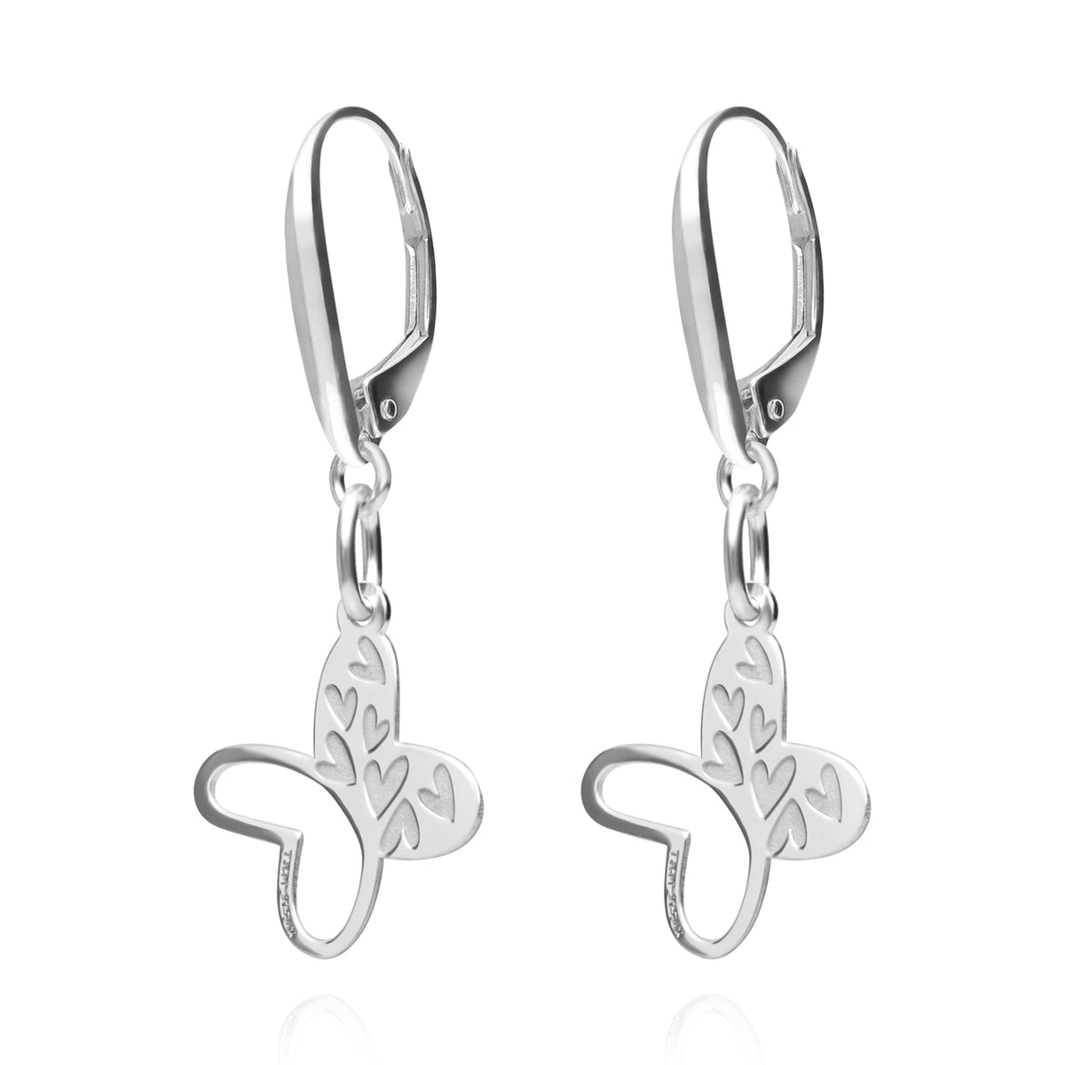 Aretes Mujer Plata 925 Carisma Mariposa