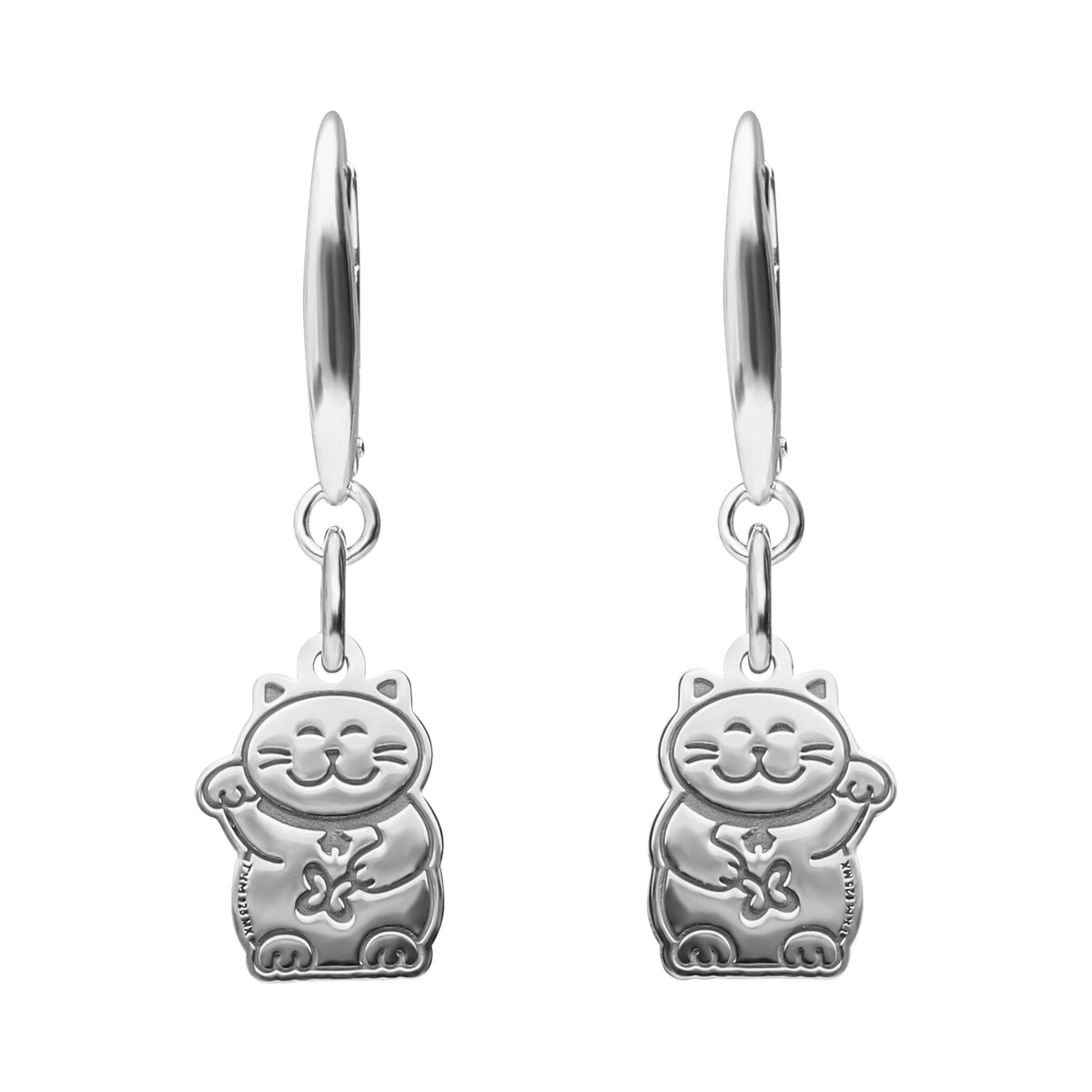 Aretes Mujer Plata 925 Carisma Gato