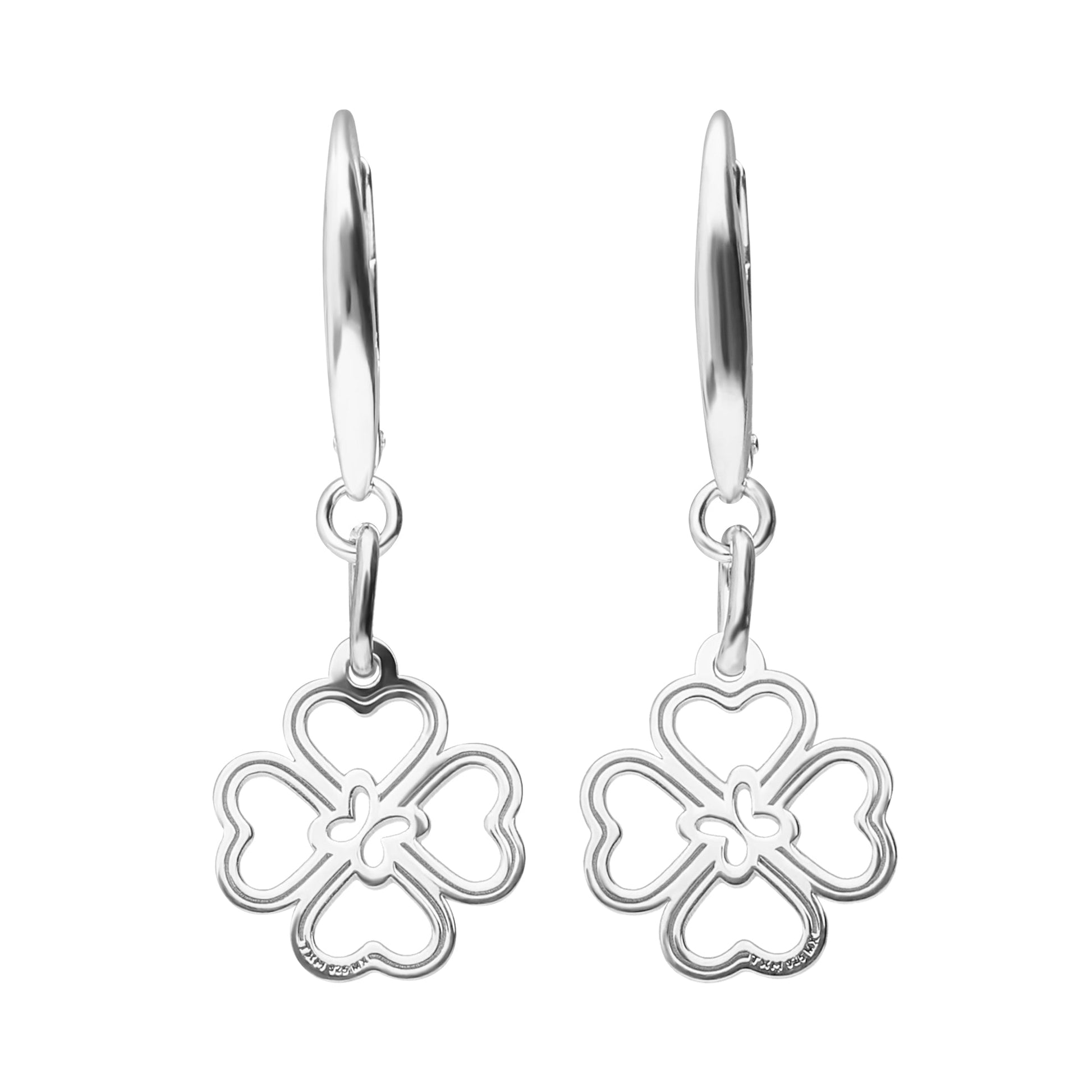 Aretes Plata 925 Carisma Trébol - Tanya Moss