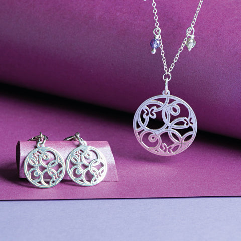 Aretes Mujer Plata 925 Joy Circulo