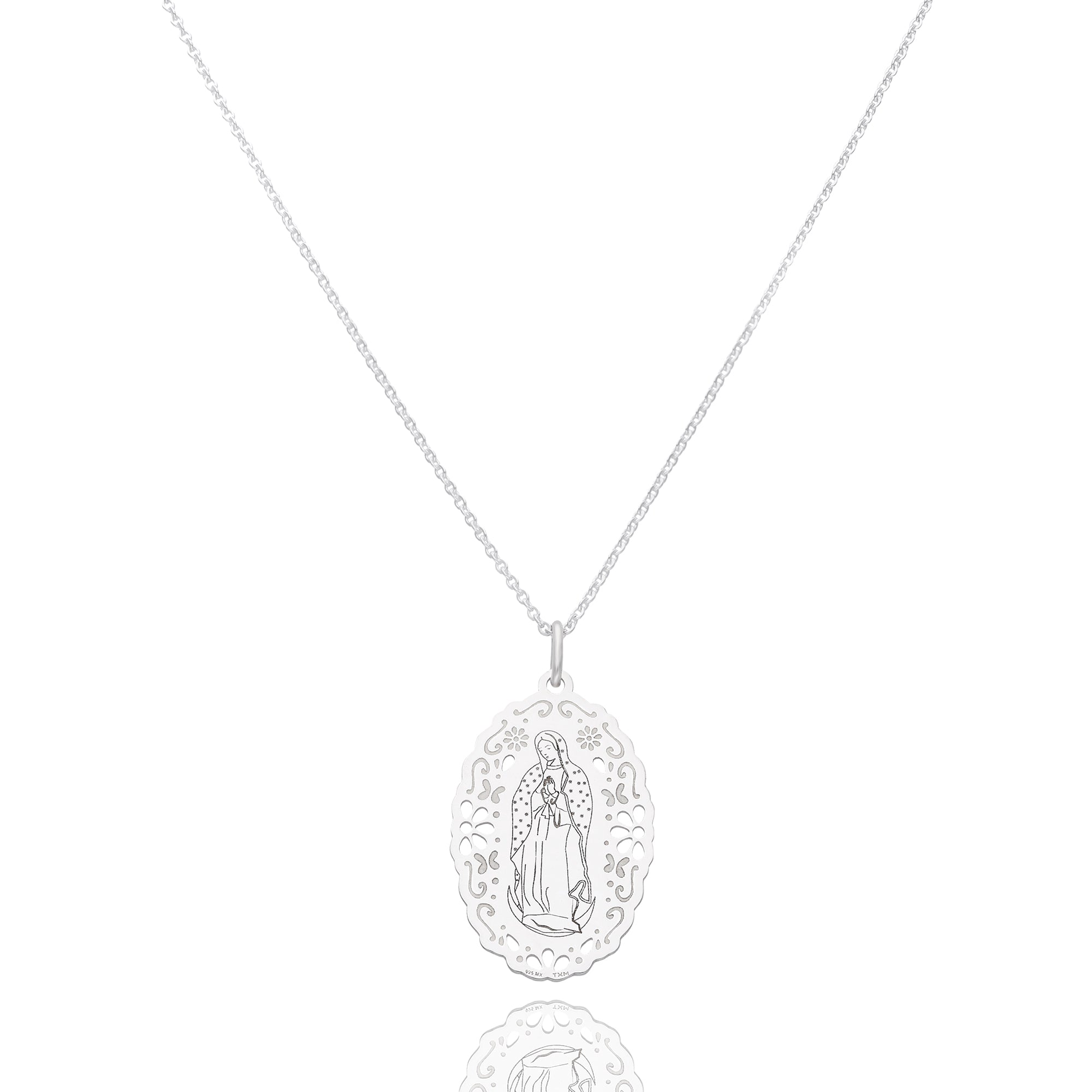 Dije Virgen Chica Mexicanizada de Plata - Tanya Moss