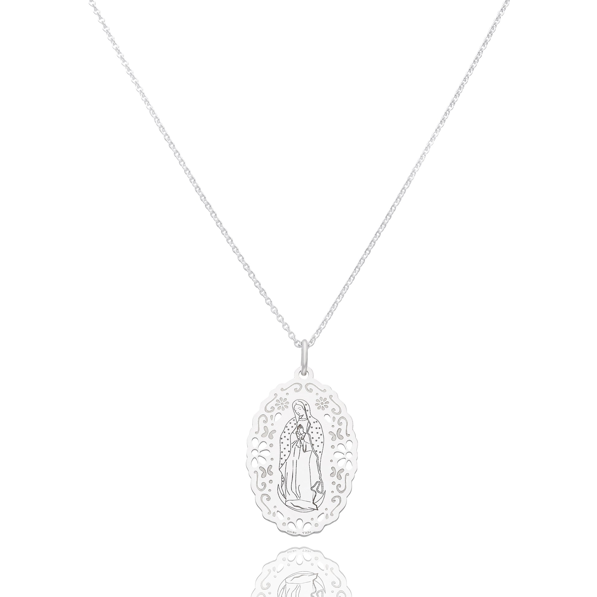 Dije Virgen Chica Mexicanizada de Plata - Tanya Moss