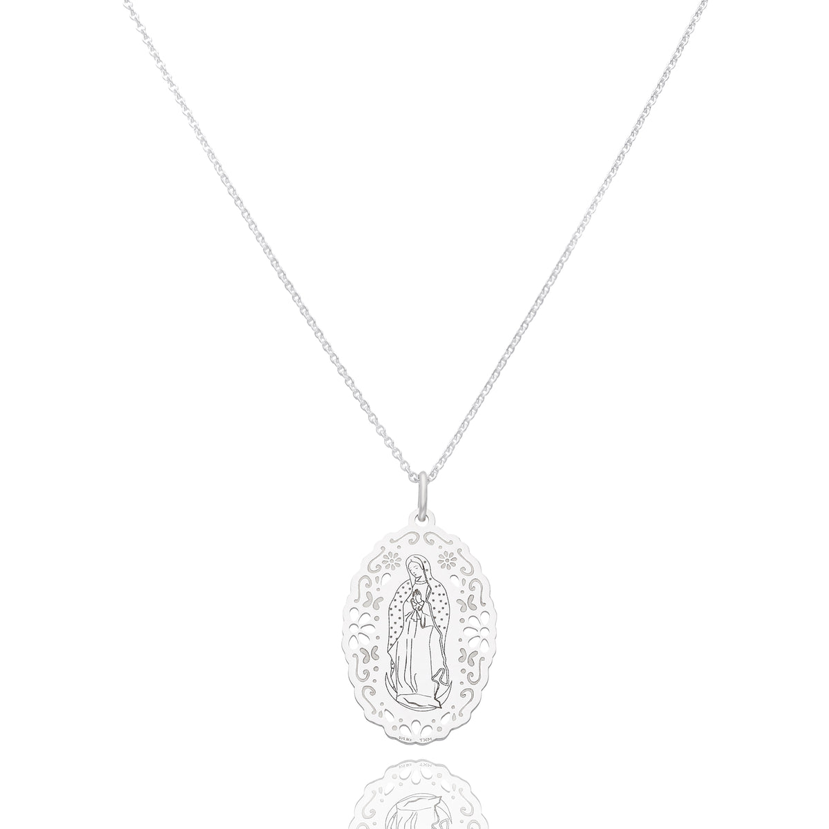 Dije Virgen Chica Mexicanizada de Plata - Tanya Moss