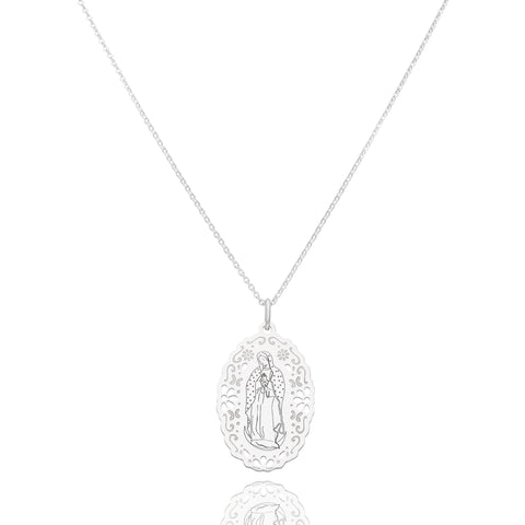 Dije Virgen Chica Mexicanizada de Plata - Tanya Moss