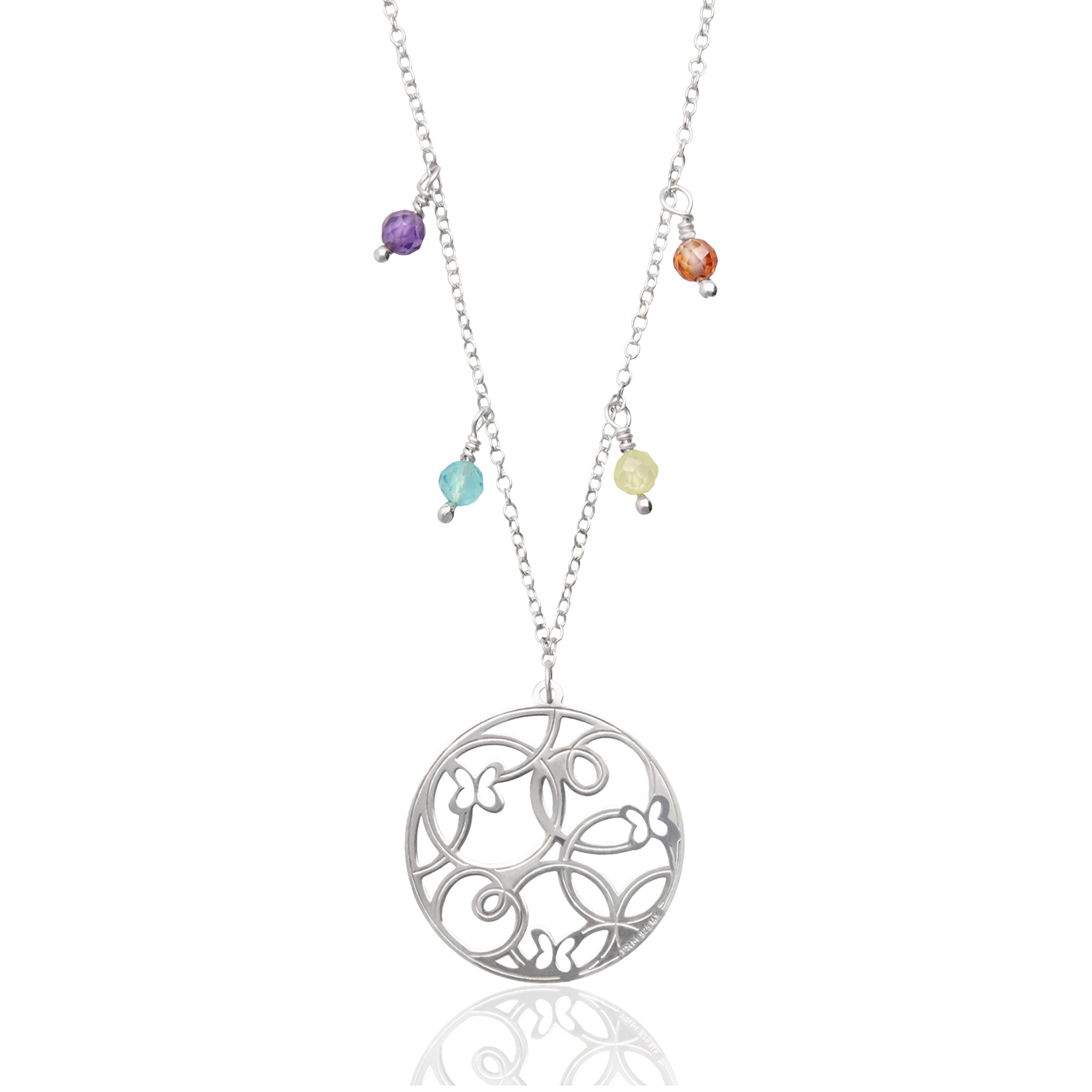 Dije Mujer Plata 925 Joy circulo Circonia - Tanya Moss