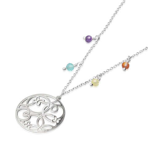 Dije Mujer Plata 925 Joy circulo Circonia