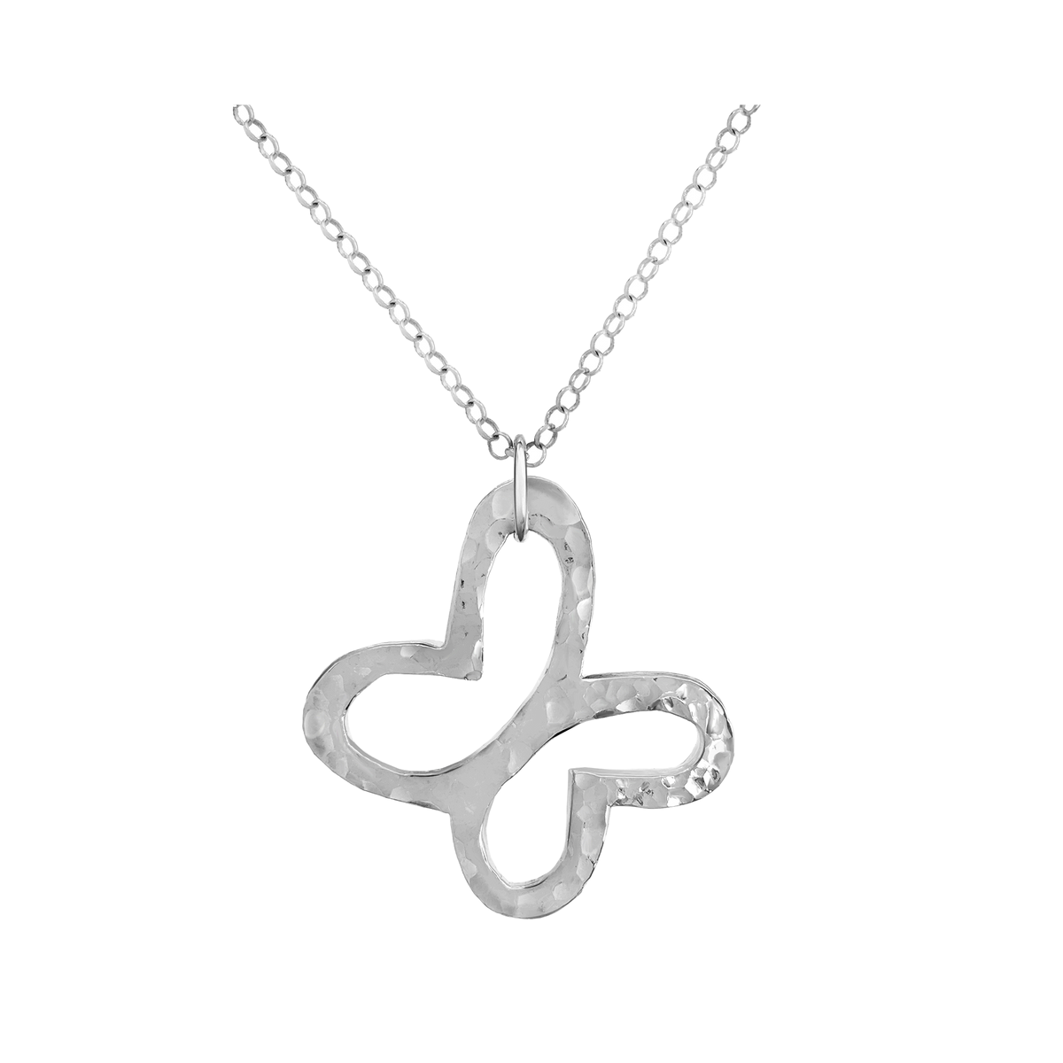 Dije Mujer Plata 925 Liberty Mariposa Grande