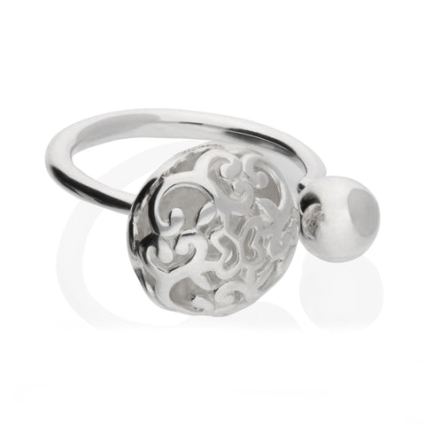 Anillo Mujer Plata 925 Elia Esfera