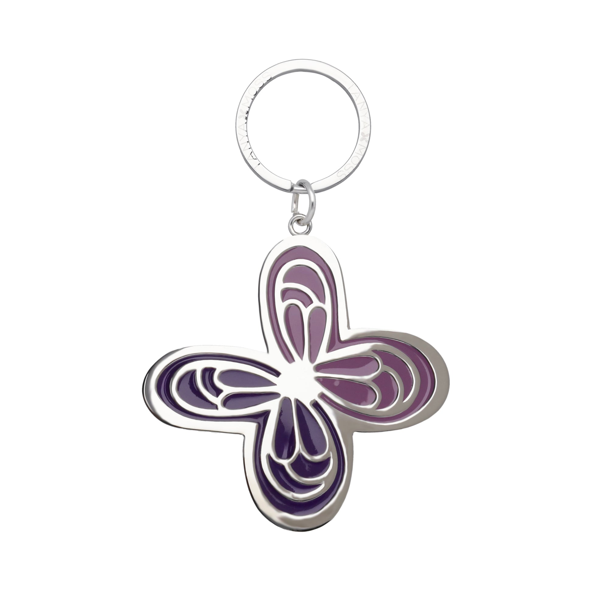 Llavero Mariposa Con Esmalte - Tanya Moss